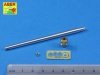 Aber 35L-186 U.S. 76 mm M1A2 barrel with muzzle brake for Sherman M4A3E8 tank 1/35
